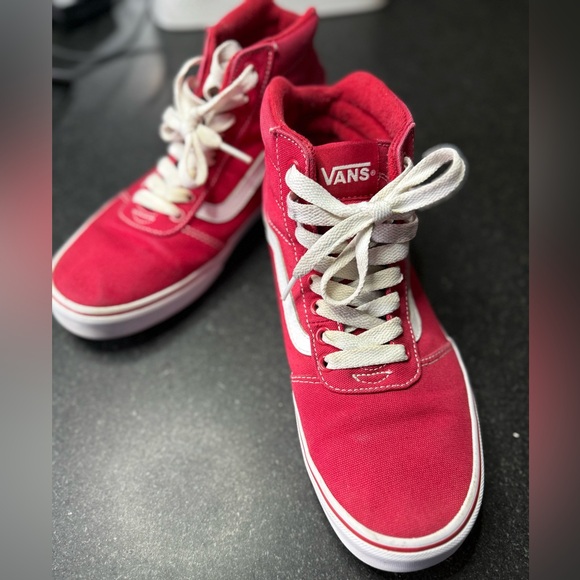 Vans Other - Unisex size 8.5 (men’s) size 41 (euro)  size 10 (womens) red high top Vans